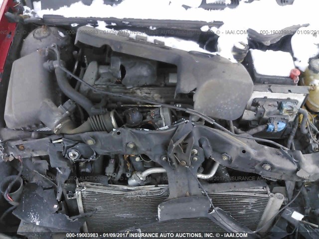 1G8AN15FX6Z129631 - 2006 SATURN ION LEVEL 2 RED photo 10