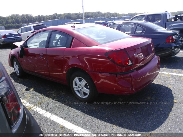 1G8AN15FX6Z129631 - 2006 SATURN ION LEVEL 2 RED photo 3