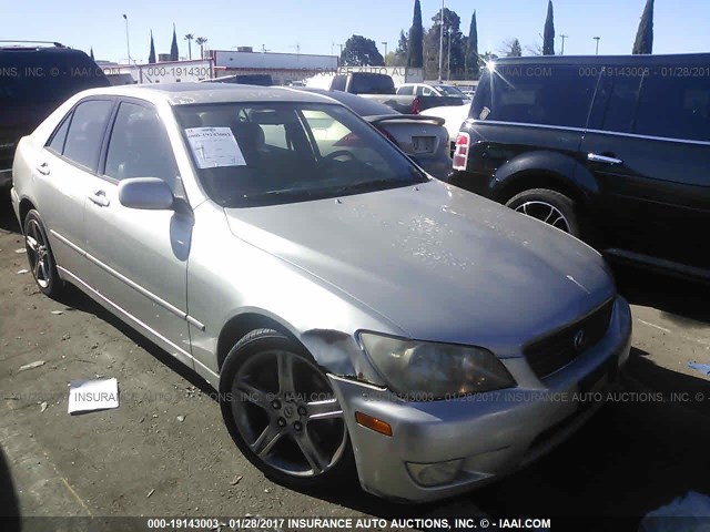 JTHBD182810015726 - 2001 LEXUS IS 300 SILVER photo 1