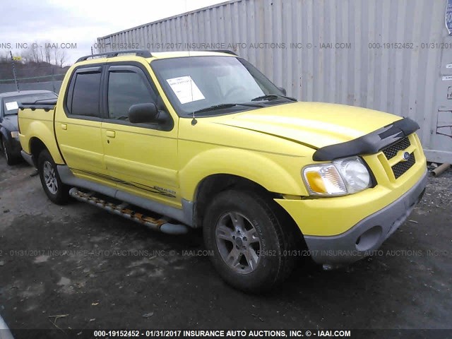 1FMZU77E02UC38508 - 2002 FORD EXPLORER SPORT TR  YELLOW photo 1