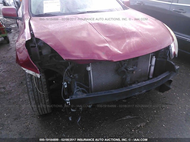 JN8AS58T48W018220 - 2008 NISSAN ROGUE S/SL RED photo 6