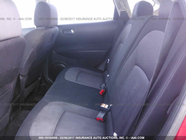JN8AS58T48W018220 - 2008 NISSAN ROGUE S/SL RED photo 8