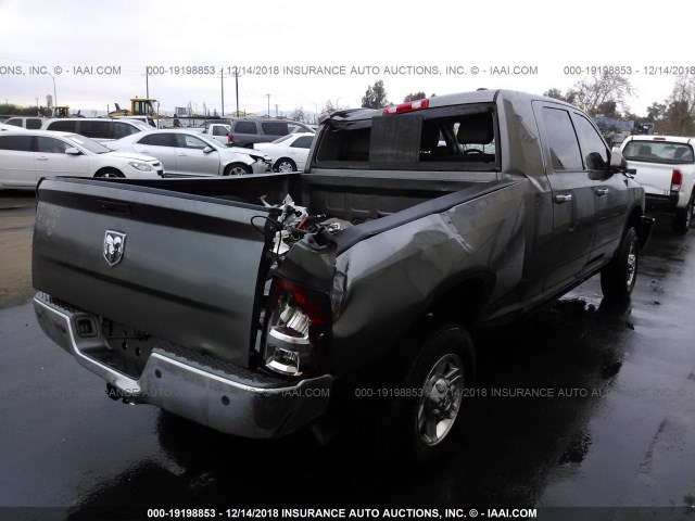 3C6UD5NL4CG337526 - 2012 DODGE RAM 2500 LARAMIE GRAY photo 4