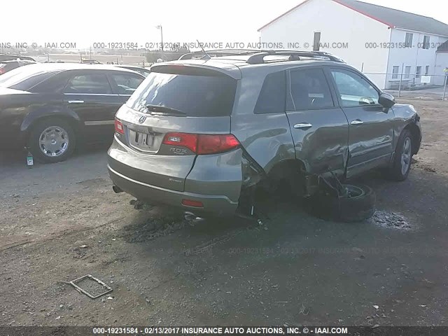 5J8TB18538A010963 - 2008 ACURA RDX TECHNOLOGY Pewter photo 4