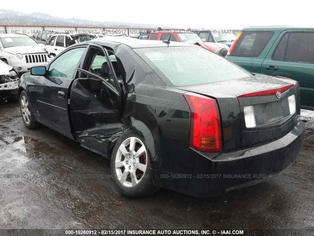 1G6DP577360119721 - 2006 CADILLAC CTS HI FEATURE V6 BLACK photo 3