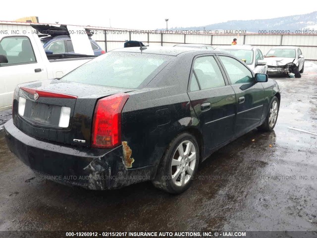 1G6DP577360119721 - 2006 CADILLAC CTS HI FEATURE V6 BLACK photo 4