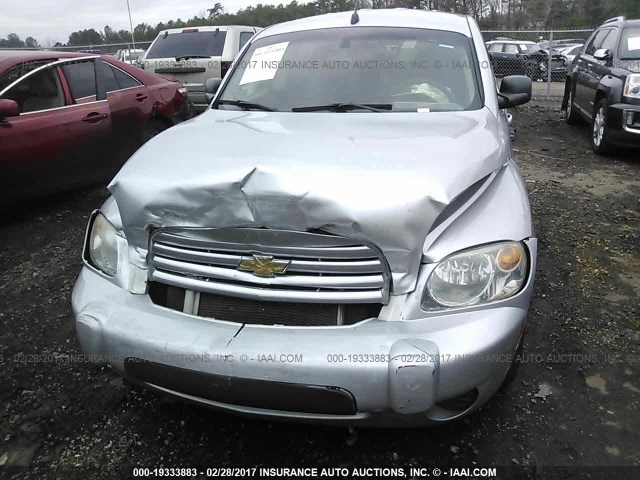 3GNBAAFW4BS540767 - 2011 CHEVROLET HHR LS SILVER photo 6