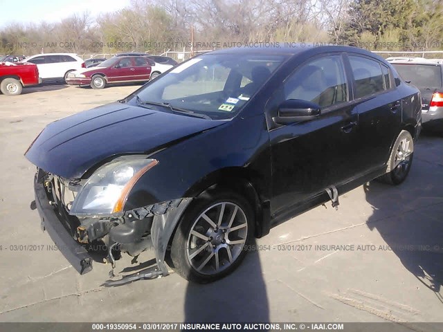 3N1BB61E37L725902 - 2007 NISSAN SENTRA SE-R BLACK photo 2