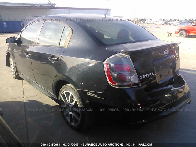 3N1BB61E37L725902 - 2007 NISSAN SENTRA SE-R BLACK photo 3