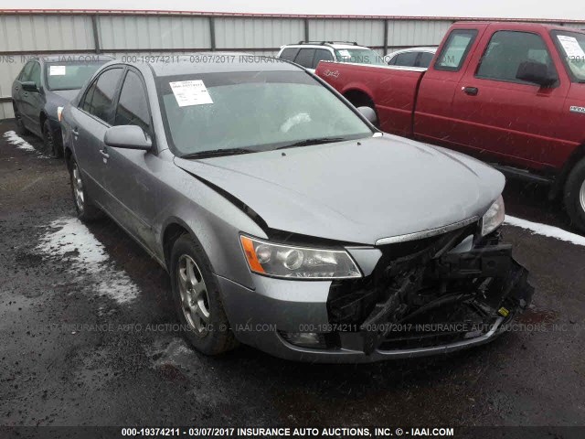 5NPEU46C96H145553 - 2006 HYUNDAI SONATA GLS/LX GRAY photo 1