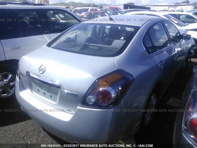 1N4CL2AP1AC129978 - 2010 NISSAN ALTIMA HYBRID SILVER photo 4