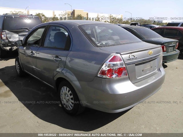 KL1TD5DEXBB234293 - 2011 CHEVROLET AVEO LS/LT GRAY photo 3