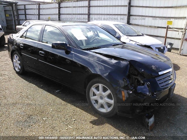 1G6DP567X50130294 - 2005 CADILLAC CTS HI FEATURE V6 BLACK photo 1