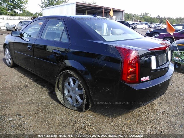 1G6DP567X50130294 - 2005 CADILLAC CTS HI FEATURE V6 BLACK photo 3