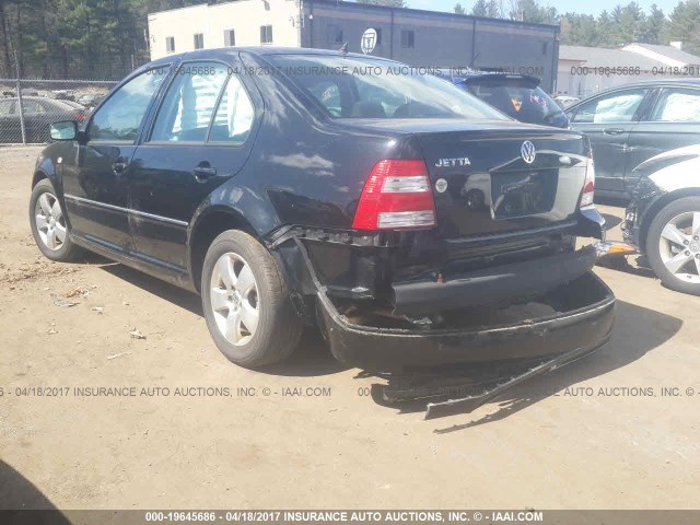 3VWSA69M14M113812 - 2004 VOLKSWAGEN JETTA GLS BLACK photo 3