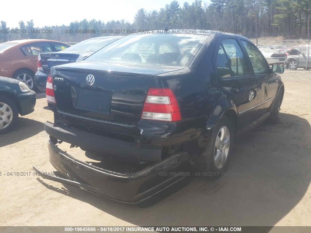 3VWSA69M14M113812 - 2004 VOLKSWAGEN JETTA GLS BLACK photo 4