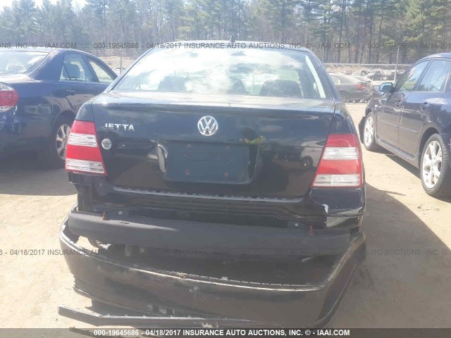 3VWSA69M14M113812 - 2004 VOLKSWAGEN JETTA GLS BLACK photo 6