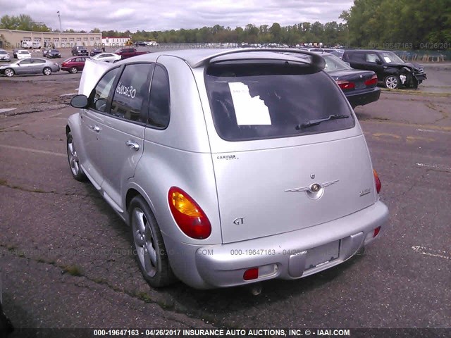 3C8FY78G35T642511 - 2005 CHRYSLER PT CRUISER GT SILVER photo 3