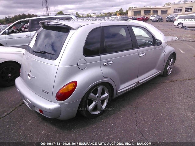 3C8FY78G35T642511 - 2005 CHRYSLER PT CRUISER GT SILVER photo 4