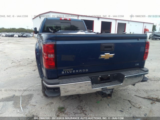 1GC4K0E87FF679524 - 2015 CHEVROLET SILVERADO K3500 LTZ BLUE photo 8