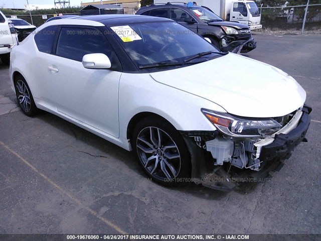 JTKJF5C70F3096110 - 2015 TOYOTA SCION TC 白色 照片 1