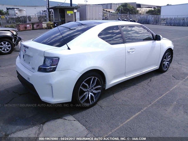 JTKJF5C70F3096110 - 2015 TOYOTA SCION TC 白色 照片 4
