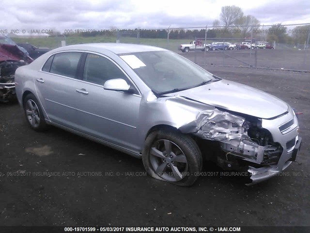 1G1ZC5E04CF383228 - 2012 CHEVROLET MALIBU 1LT SILVER photo 1