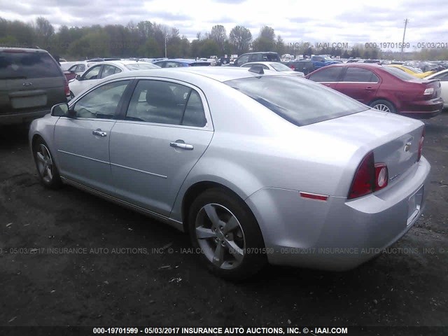 1G1ZC5E04CF383228 - 2012 CHEVROLET MALIBU 1LT SILVER photo 3