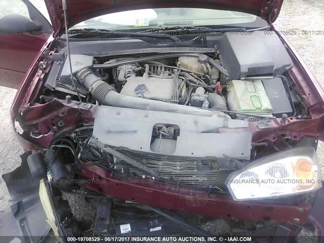 1G1ZT64885F174042 - 2005 CHEVROLET MALIBU MAXX LS MAROON photo 10