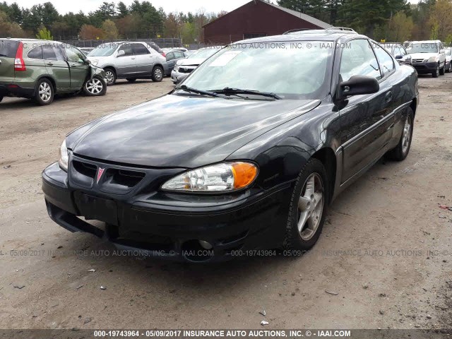 1G2NV12E0YM770925 - 2000 PONTIAC GRAND AM GT1 BLACK photo 2