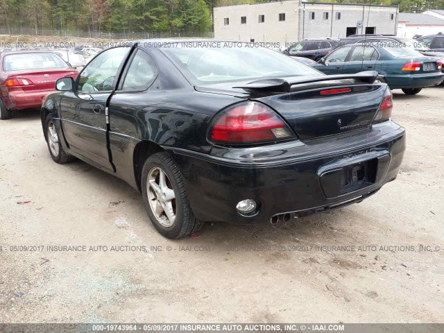 1G2NV12E0YM770925 - 2000 PONTIAC GRAND AM GT1 BLACK photo 3