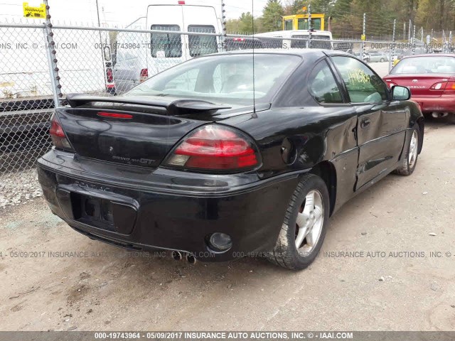 1G2NV12E0YM770925 - 2000 PONTIAC GRAND AM GT1 BLACK photo 4