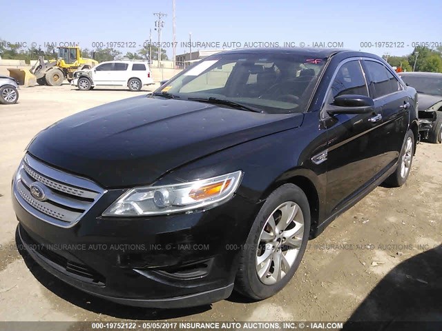 1FAHP2EW3BG107518 - 2011 FORD TAURUS SEL BLACK photo 2