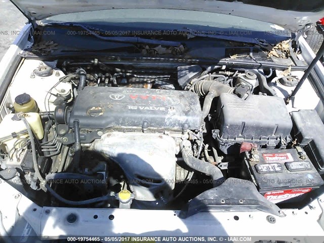 4T1BE32K92U574517 - 2002 TOYOTA CAMRY LE/XLE/SE WHITE photo 10