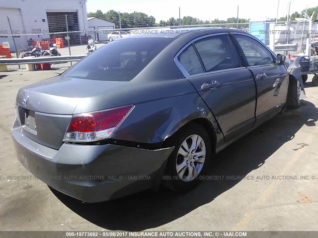 1HGCP26419A123779 - 2009 HONDA ACCORD LXP GRAY photo 4