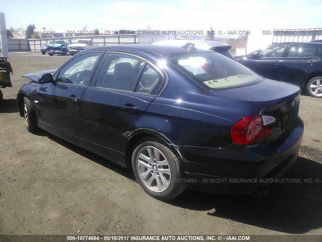 WBAVC73597KP36525 - 2007 BMW 328 XI SULEV Dark Blue photo 3