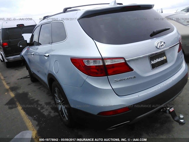 KM8SNDHF2DU018424 - 2013 HYUNDAI SANTA FE GLS BLUE photo 3