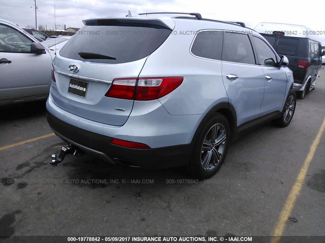 KM8SNDHF2DU018424 - 2013 HYUNDAI SANTA FE GLS BLUE photo 4