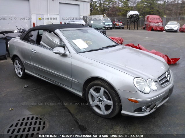 WDBTK75G46T065879 - 2006 MERCEDES-BENZ CLK 500 GRAY photo 1