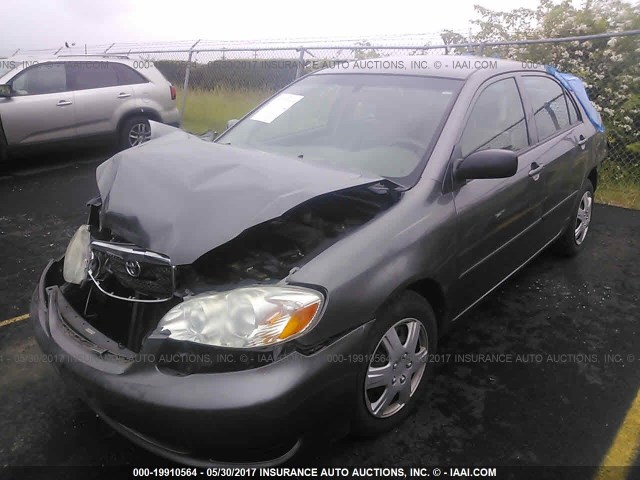 1NXBR32EX7Z784677 - 2007 TOYOTA COROLLA CE/LE/S GRAY photo 2