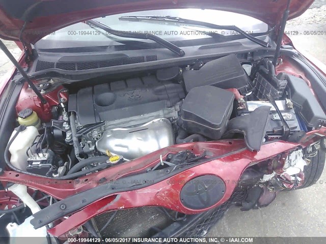 4T1BF3EK6BU669366 - 2011 TOYOTA CAMRY SE/LE/XLE 红色 照片 10