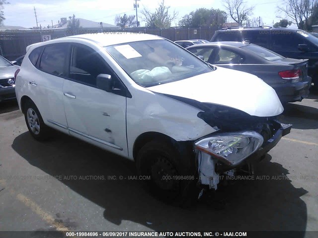 JN8AS5MV2DW639411 - 2013 NISSAN ROGUE S/SV WHITE photo 1