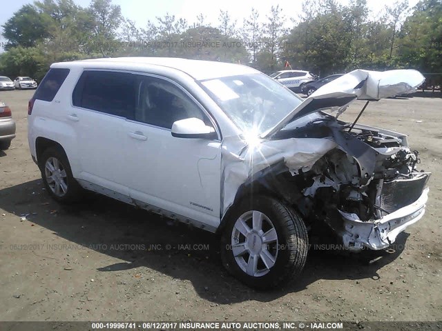 2GKALMEK9D6152258 - 2013 GMC TERRAIN SLE WHITE photo 1