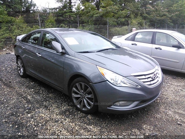 5NPEC4AC7CH431391 - 2012 HYUNDAI SONATA SE/LIMITED GRAY photo 1