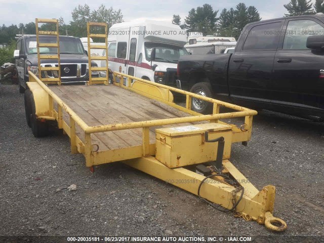 1DGHD1626XM033131 - 1999 UTILITY TRAILER YELLOW photo 1