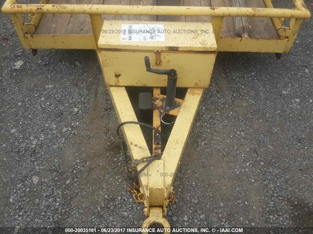 1DGHD1626XM033131 - 1999 UTILITY TRAILER YELLOW photo 10