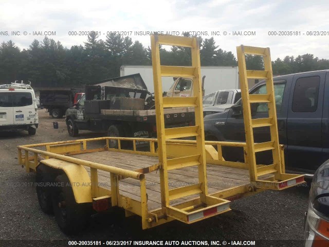 1DGHD1626XM033131 - 1999 UTILITY TRAILER YELLOW photo 3