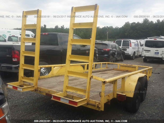 1DGHD1626XM033131 - 1999 UTILITY TRAILER YELLOW photo 4