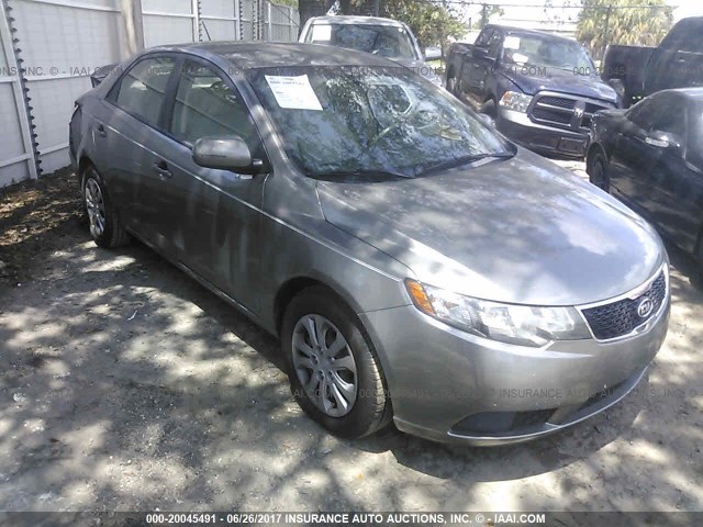 KNAFU4A24C5604287 - 2012 KIA FORTE EX GRAY photo 1