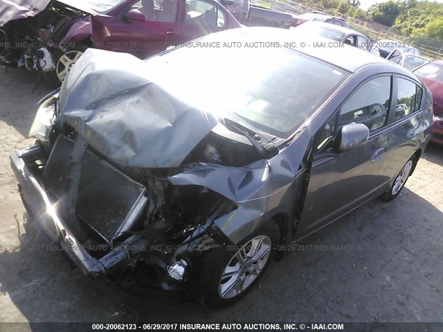 JHMZE2H75AS036616 - 2010 HONDA INSIGHT EX GRAY photo 2